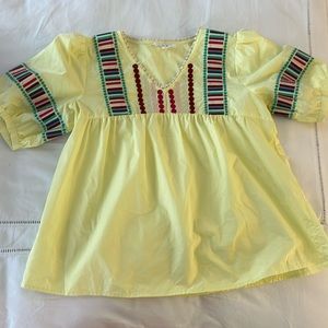 THML yellow blouse size XS. Gently used.
